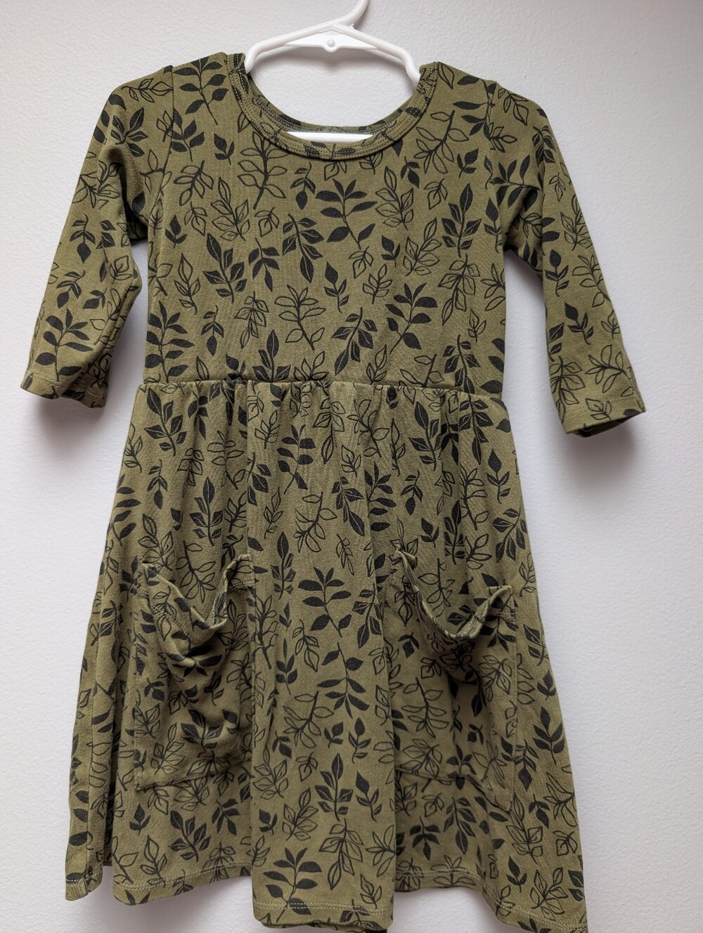Little & Lively Clementine Dress Fern 3T/4T